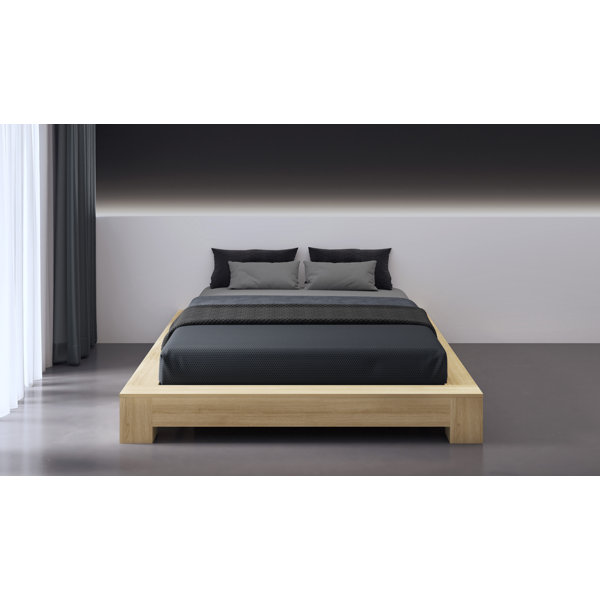 Extra low online bed frame